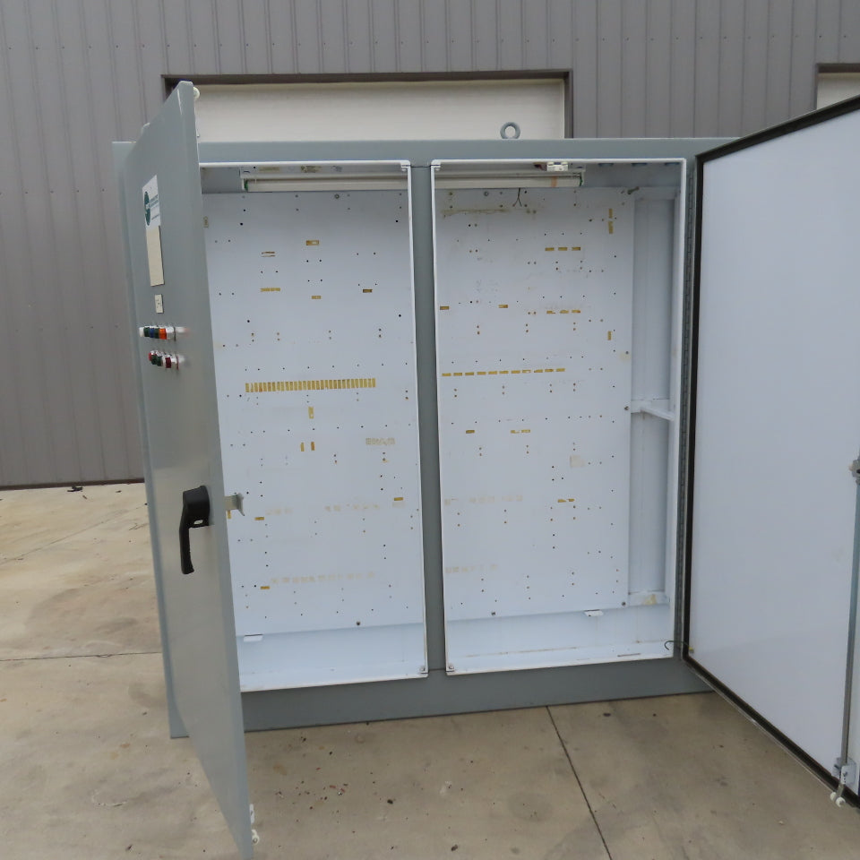 Hoffman A84XM4EW18FTC 84x158x18 Electrical Enclosure W/Backplate&400A Disconnect