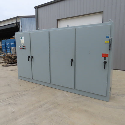 Hoffman A84XM4EW18FTC 84x158x18 Electrical Enclosure W/Backplate&400A Disconnect