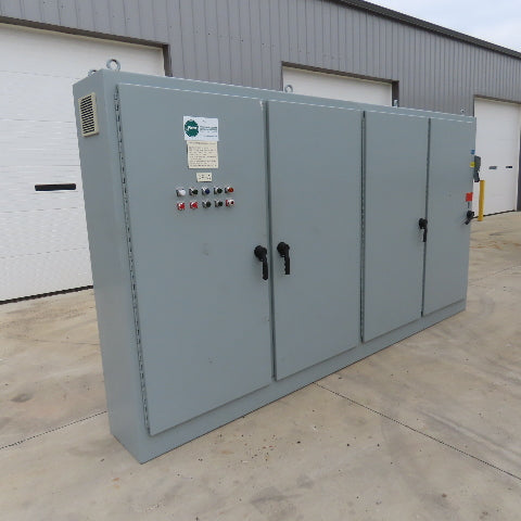 Hoffman A84XM4EW18FTC 84x158x18 Electrical Enclosure W/Backplate&400A Disconnect