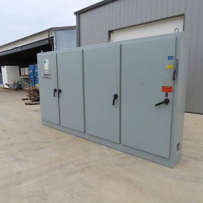 Hoffman A84XM4EW18FTC 84x158x18 Electrical Enclosure W/Backplate&400A Disconnect