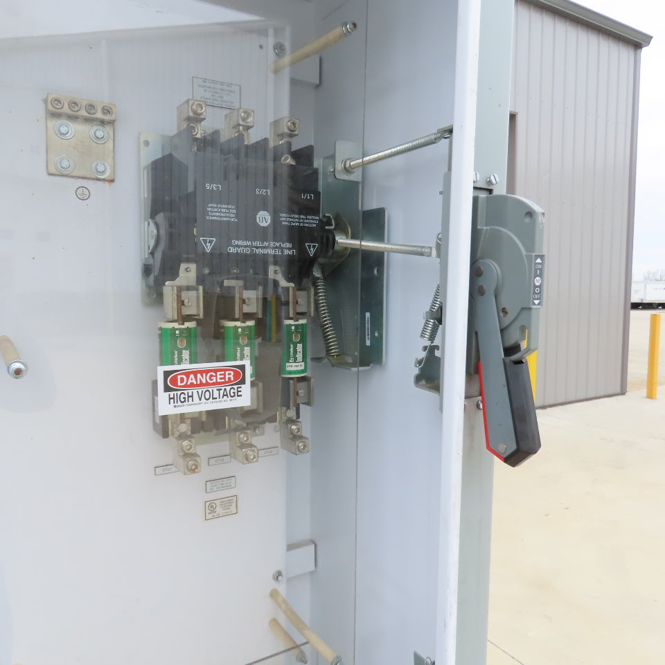 Hoffman A84XM4EW18FTC 84x158x18 Electrical Enclosure W/Backplate&400A Disconnect