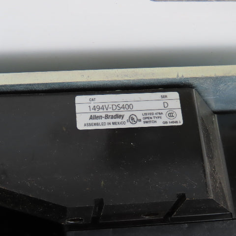 Hoffman A84XM4EW18FTC 84x158x18 Electrical Enclosure W/Backplate&400A Disconnect