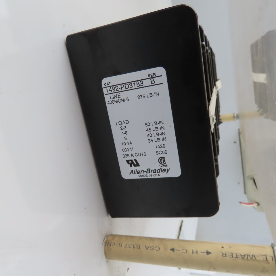 Hoffman A84XM4EW18FTC 84x158x18 Electrical Enclosure W/Backplate&400A Disconnect