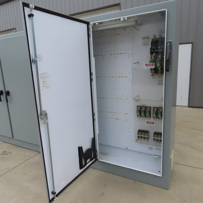 Hoffman A84XM4EW18FTC 84x158x18 Electrical Enclosure W/Backplate&400A Disconnect