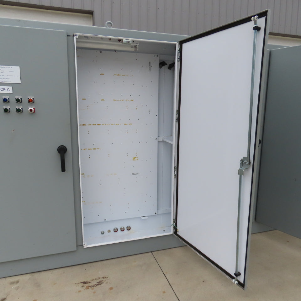 Hoffman A84XM4EW18FTC 84x158x18 Electrical Enclosure W/Backplate&400A Disconnect