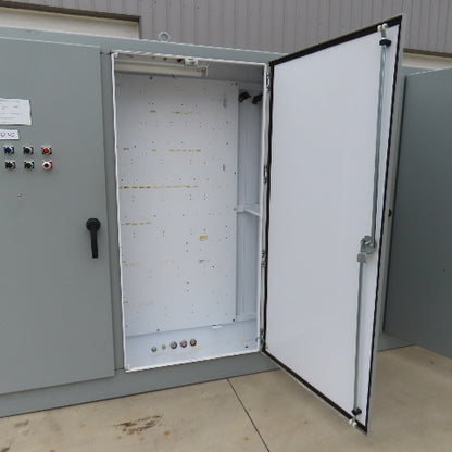 Hoffman A84XM4EW18FTC 84x158x18 Electrical Enclosure W/Backplate&400A Disconnect