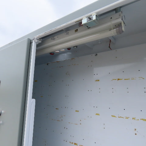 Hoffman A84XM4EW18FTC 84x158x18 Electrical Enclosure W/Backplate&400A Disconnect