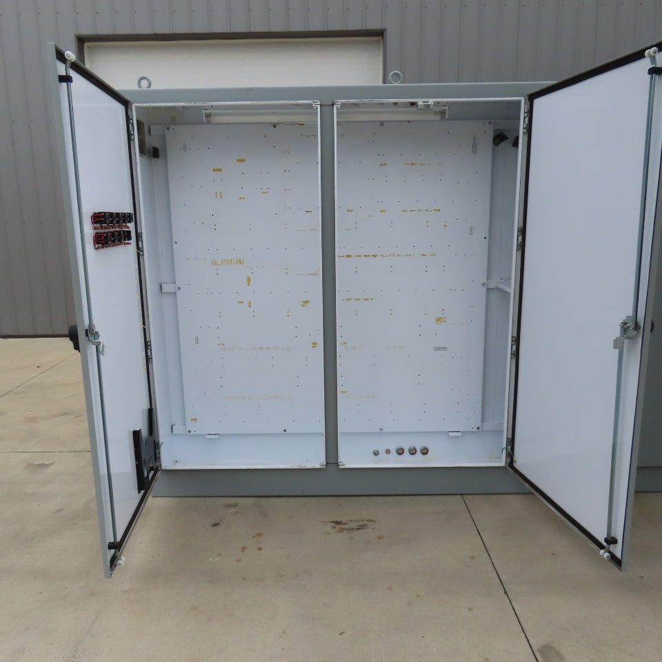 Hoffman A84XM4EW18FTC 84x158x18 Electrical Enclosure W/Backplate&400A Disconnect