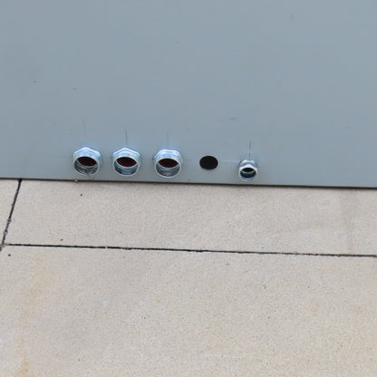Hoffman A84XM4EW18FTC 84x158x18 Electrical Enclosure W/Backplate&400A Disconnect