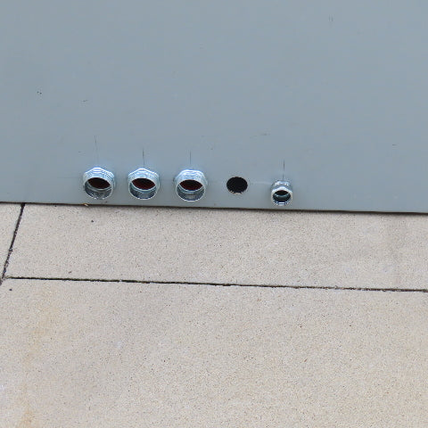 Hoffman A84XM4EW18FTC 84x158x18 Electrical Enclosure W/Backplate&400A Disconnect