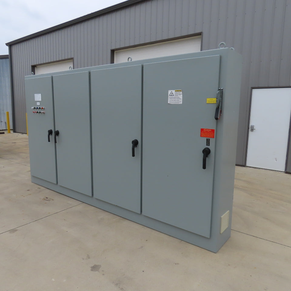 Hoffman A84XM4EW18FTC 84x158x18 Electrical Enclosure W/Backplate&400A Disconnect