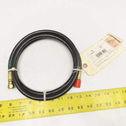 Hypertherm 024061 Hose Assembly 1/4" Swivel Blk W/Grn #4 5'