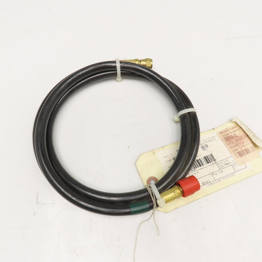 Hypertherm 024061 Hose Assembly 1/4" Swivel Blk W/Grn #4 5'