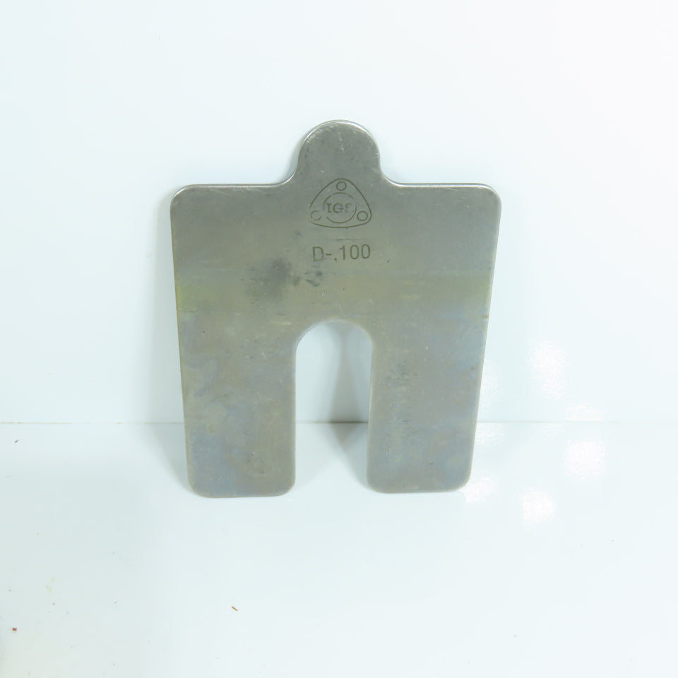IGS D-100 Stainless Steel Slotted Shims 0.100" 6" x 5" Lot Of 20