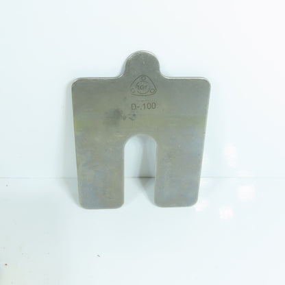 IGS D-100 Stainless Steel Slotted Shims 0.100" 6" x 5" Lot Of 20