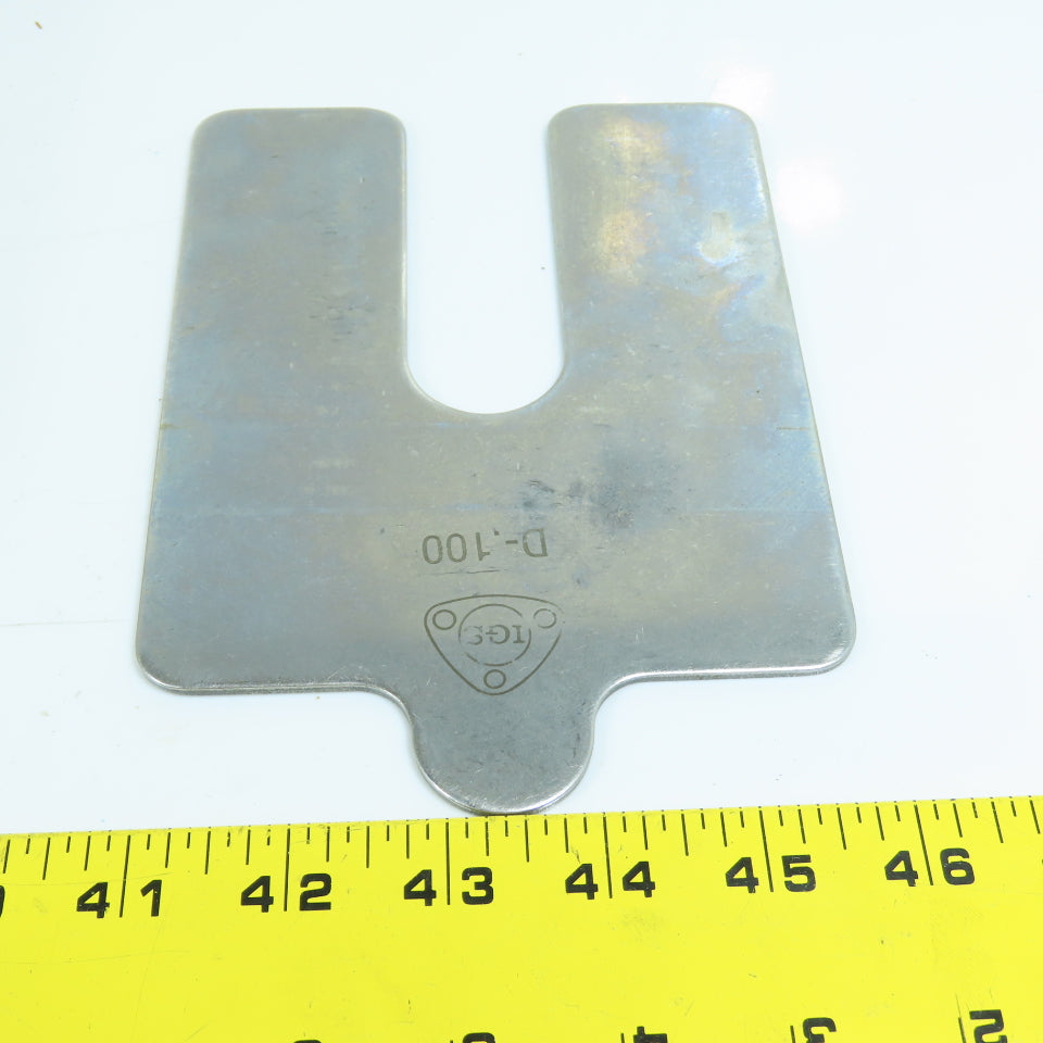IGS D-100 Stainless Steel Slotted Shims 0.100" 6" x 5" Lot Of 20