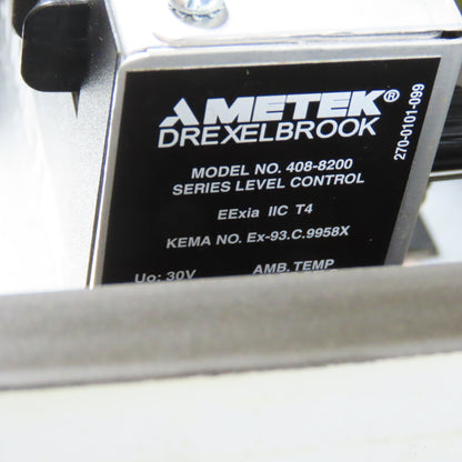 Ametek Drexelbrook 367925 370-4000 Digital Loop Meter W/ 408-8200 Level Control