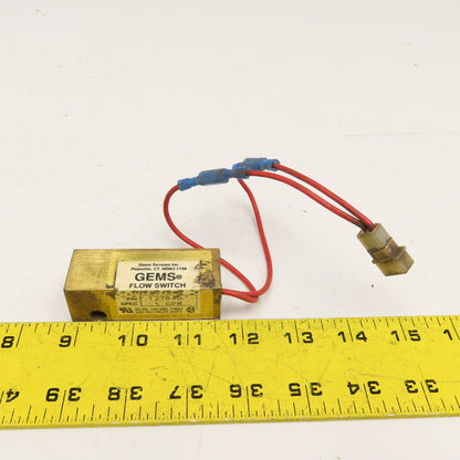 Gems FS-927 127840 1/4" NPT Flow Switch .50GPM 240VAC Max