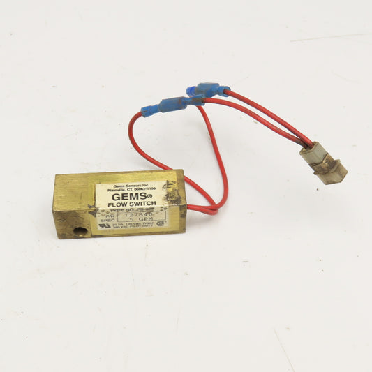 Gems FS-927 127840 1/4" NPT Flow Switch .50GPM 240VAC Max