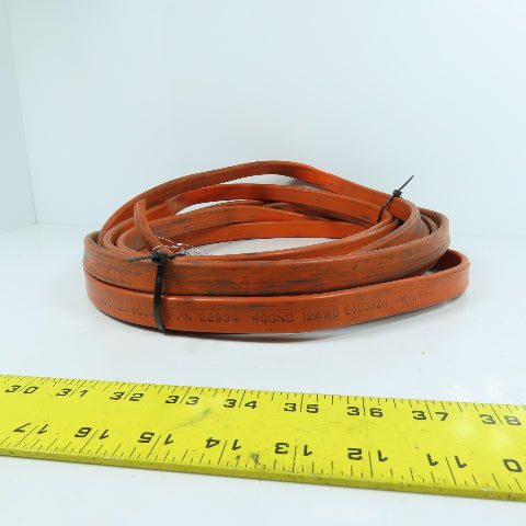 Insul-8 22994 25' L Outdoor Festoon Cable 4-Conductor 12AWG 600V E60362H
