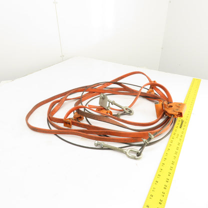 Insul-8 22994 18' OAL Festoon Cable Carrier Travel System Kit 4-Cond 12AWG 600V