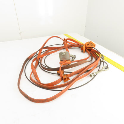 Insul-8 22994 18' OAL Festoon Cable Carrier Travel System Kit 4-Cond 12AWG 600V