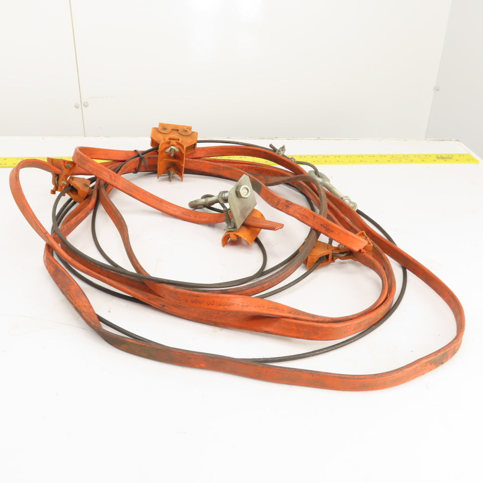 Insul-8 22994 18' OAL Festoon Cable Carrier Travel System Kit 4-Cond 12AWG 600V