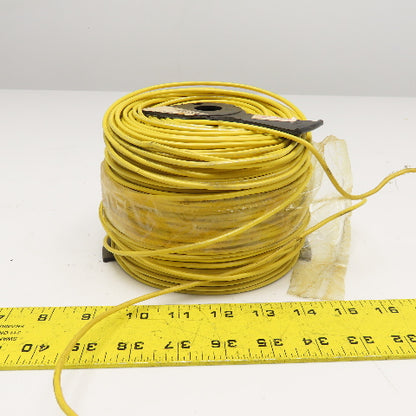 16AWG 600V Yellow Class K PVC Jacket Cable 500' Broken Spool
