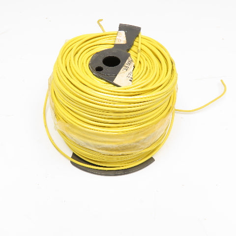 16AWG 600V Yellow Class K PVC Jacket Cable 500' Broken Spool