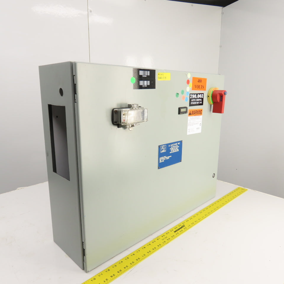Hoffman CSD24308 24" x 30" x 8" Electrical Enclosure Backplate & 30A Disconnect