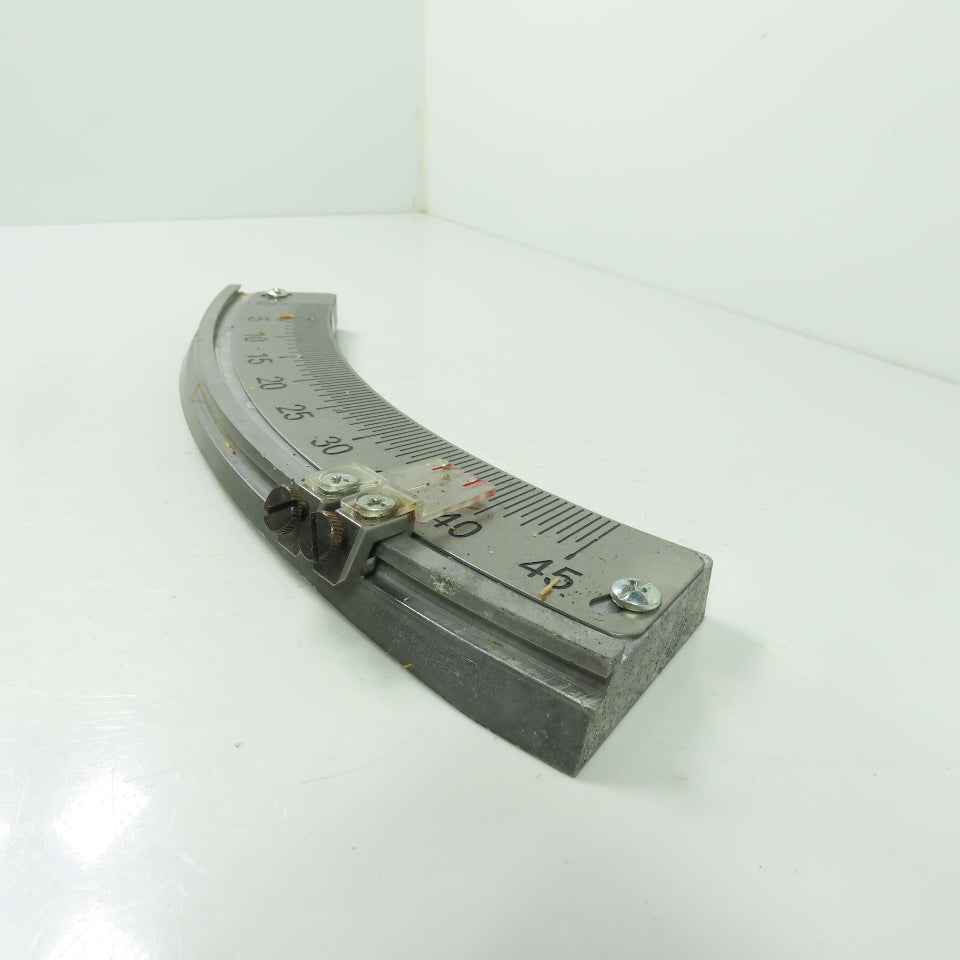 Powermatic 2000 Table Saw Tilt Angle Gage Measure Plate