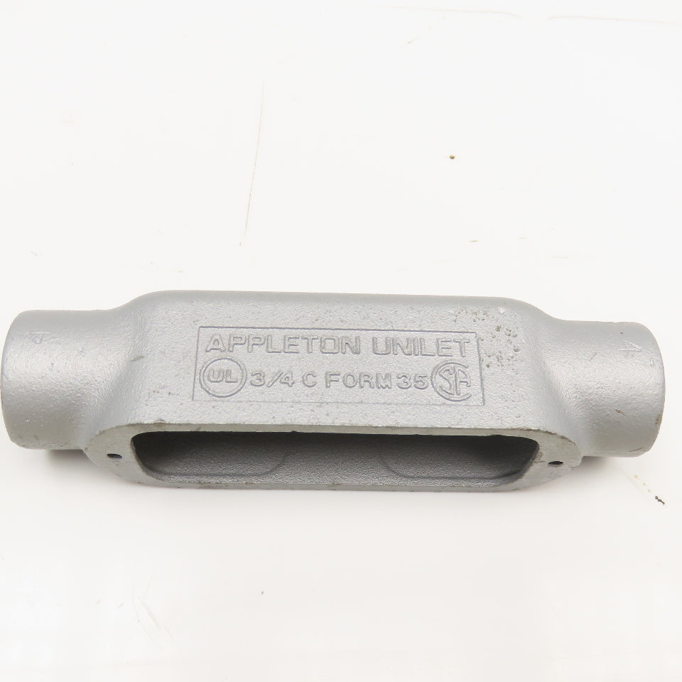 Appleton Unilet 3/4" C From 35 Cast Aluminum Conduit Body
