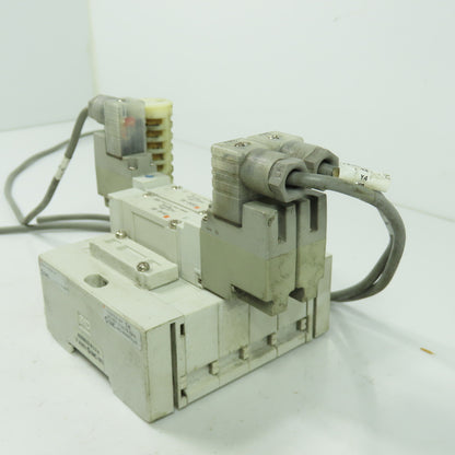 SMC SY5140-5DZ 2 Pneumatic Solenoid Valve Manifold 0.7MPa 24VDC SS5Y5-45-03D-N7