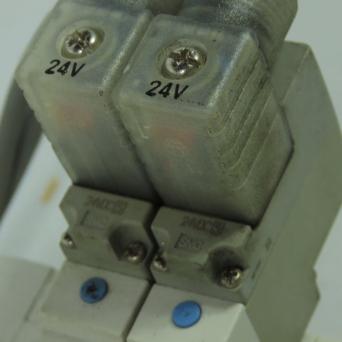 SMC SY5140-5DZ 2 Pneumatic Solenoid Valve Manifold 0.7MPa 24VDC SS5Y5-45-03D-N7