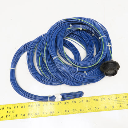 Sine 30 Position 40mm Circular Grounded Shell 16AWG Wire Cable Assembly 20'