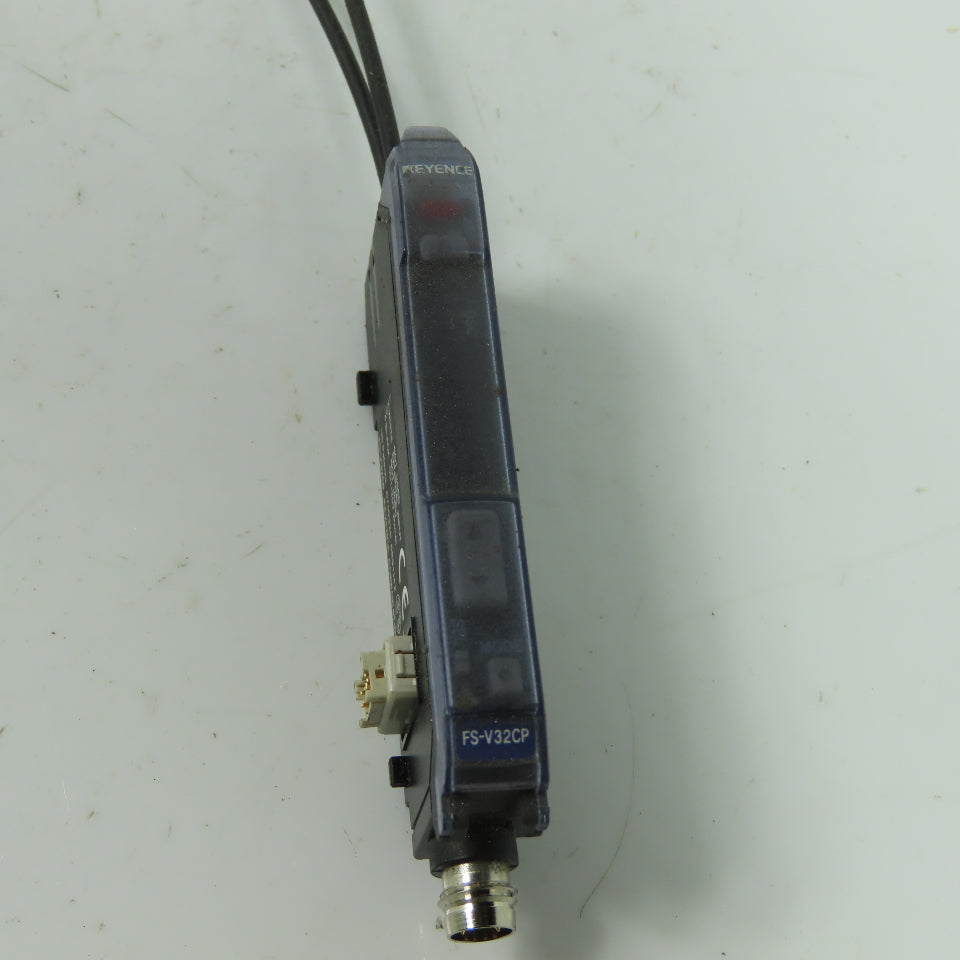 Keyence FS-V32CP Photoelectric Fiber Optic Amplifier 4-Pin 12-24VDC 100mA