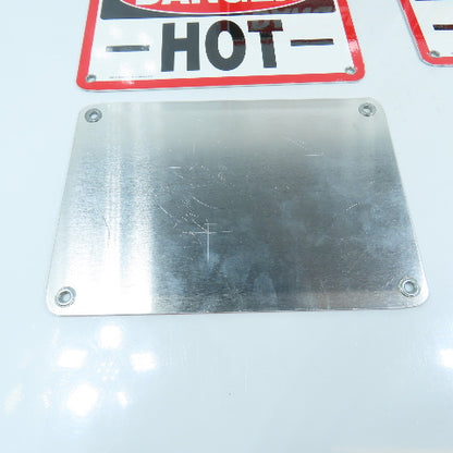 EMED 10" x 7" H DANGER HOT Aluminum Safety Signs Lot Of 5