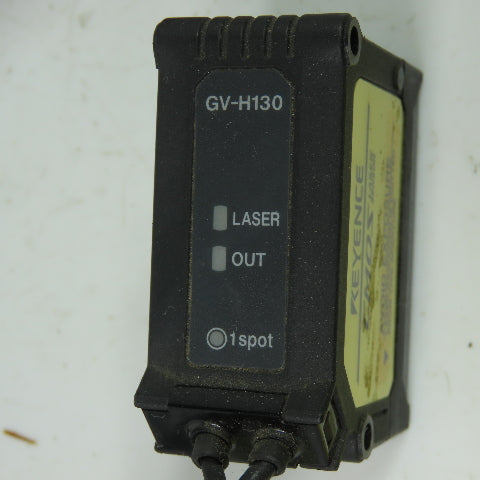 Keyence GV-H130 Laser Sensor Head W/ GV-22P Sensor