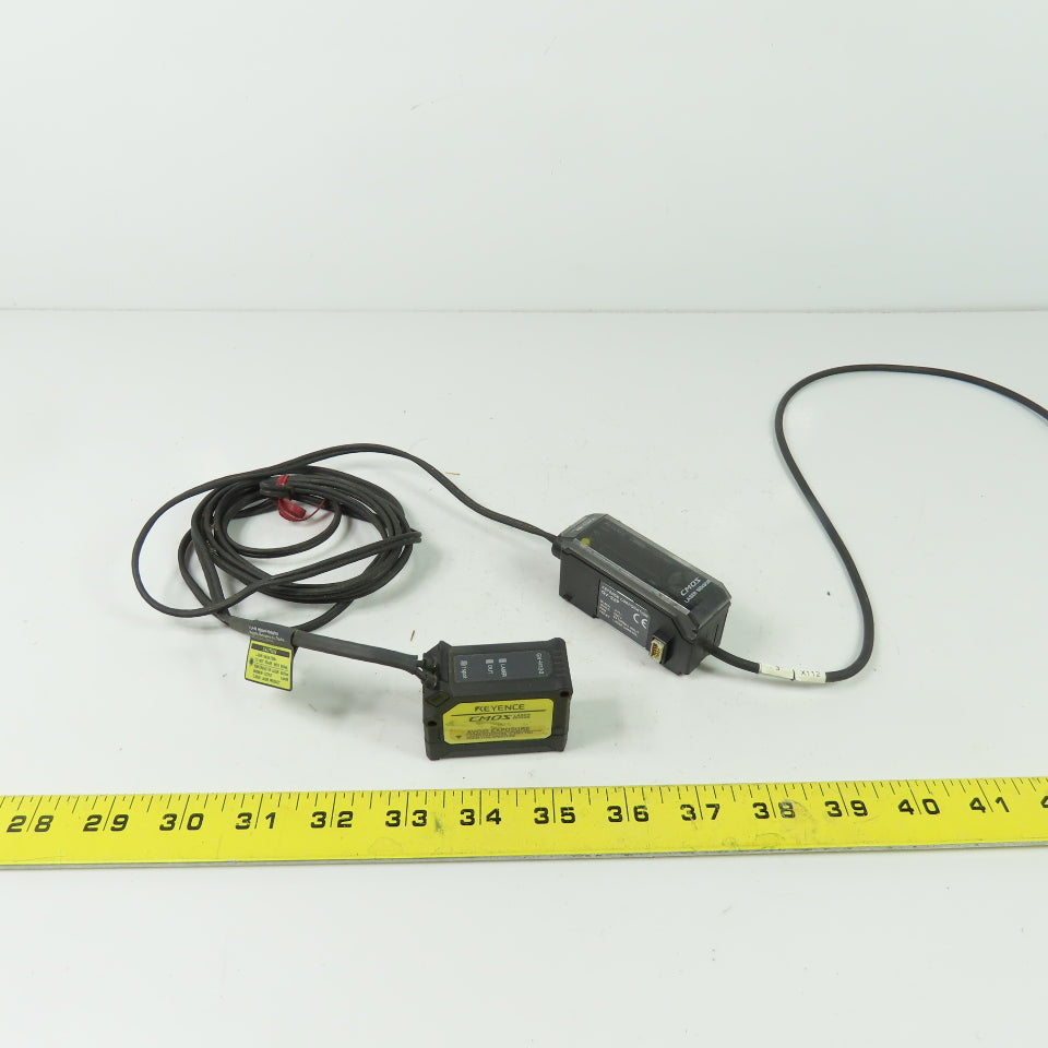 Keyence GV-H130 Laser Sensor Head W/ GV-22P Sensor