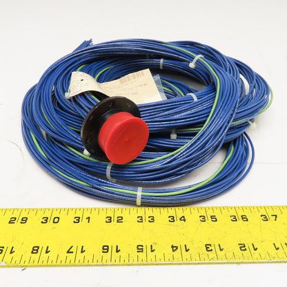 Sine 20 Position 40mm Circular Grounded Shell 16AWG Wire Cable Assembly 20'