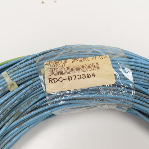 20 Position 40mm Circular Grounded Shell 16AWG Wire Cable Assembly 20'