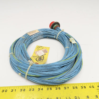 20 Position 40mm Circular Grounded Shell 16AWG Wire Cable Assembly 20'