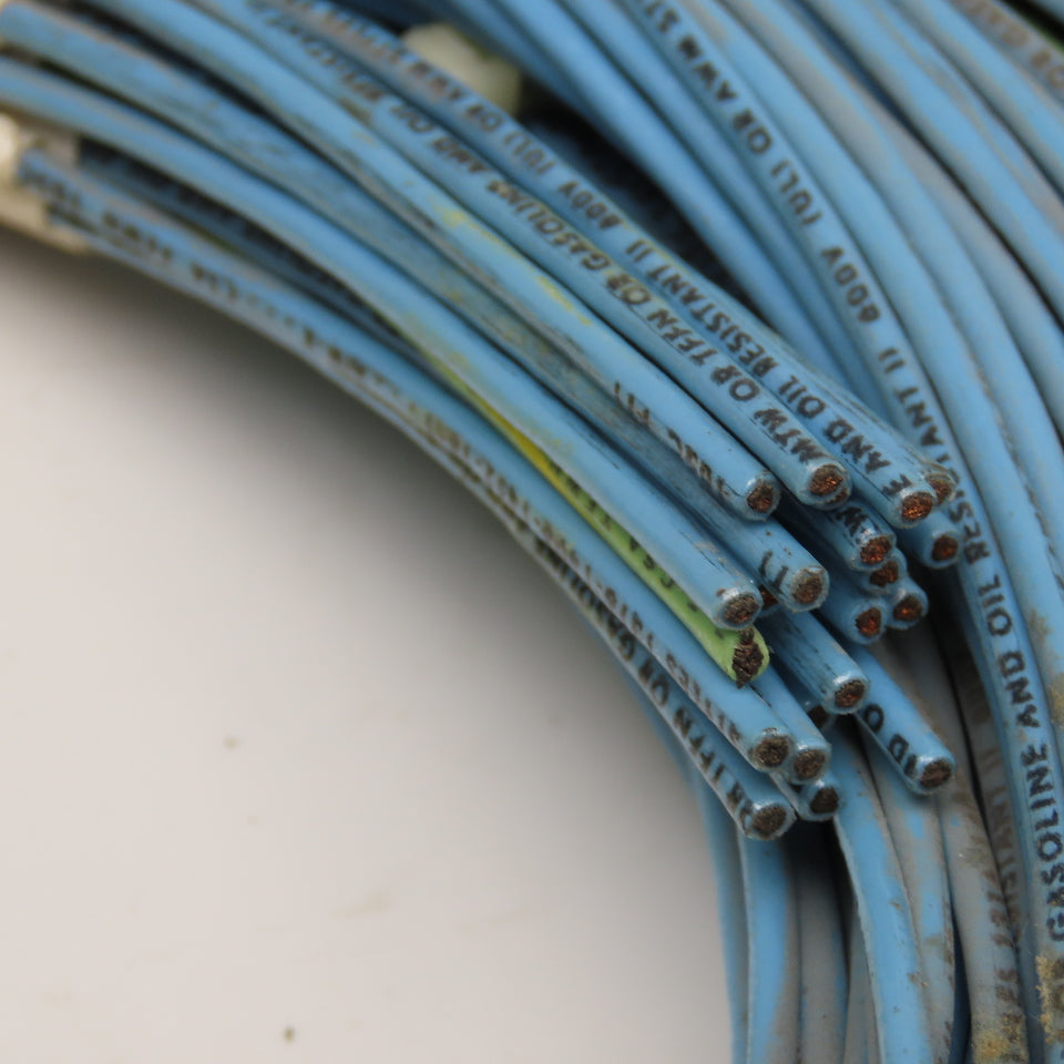 20 Position 40mm Circular Grounded Shell 16AWG Wire Cable Assembly 20'