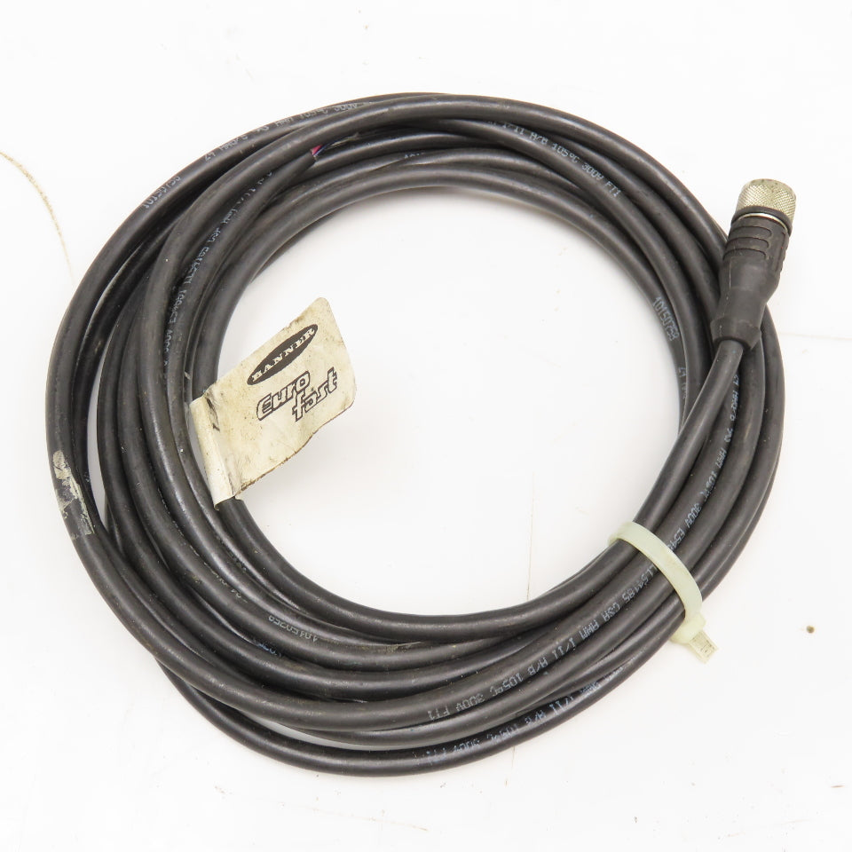 Banner 56914 MQ DC-615 Euro Fast 6 Position Female Sensor Cord Set 15'