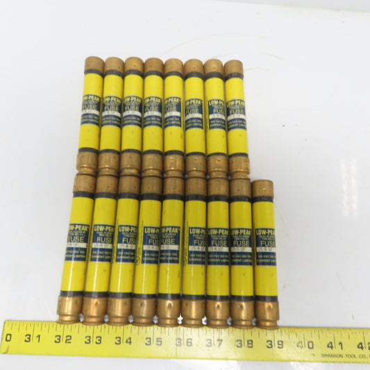 Buss LPS-RK-5P 5A Fuses Low-Peak Duel Element Time Delay Lot of 17