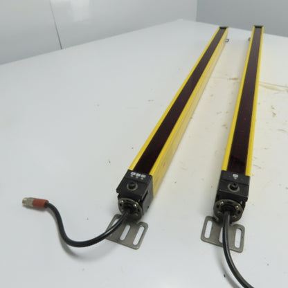 Omron MS4800B-20-0840-R Receiver W/MS4800B-20-0840-X Transmitter Light Curtain