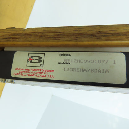 Brooks 1355EHA7BDA1A Sho-Rate Flow Rate Gauge With Wooden Stand