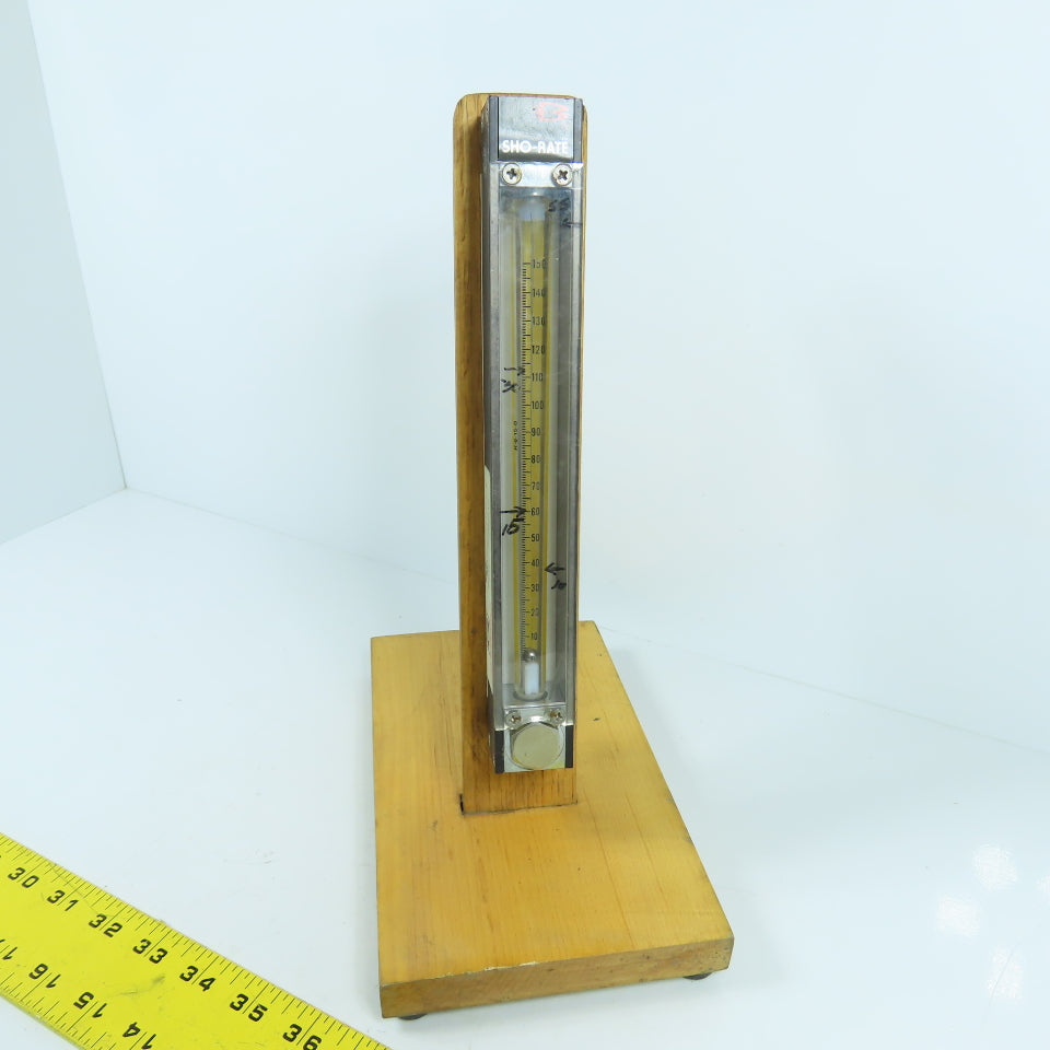 Brooks 1355EHA7BDA1A Sho-Rate Flow Rate Gauge With Wooden Stand