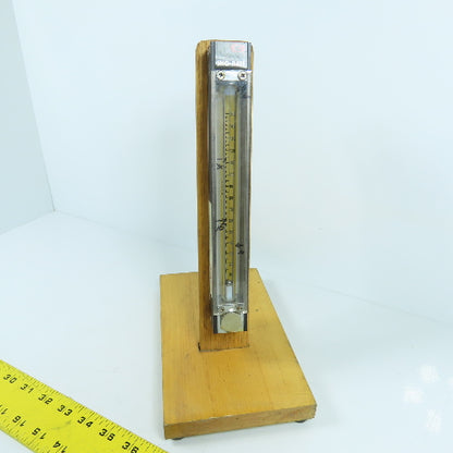 Brooks 1355EHA7BDA1A Sho-Rate Flow Rate Gauge With Wooden Stand