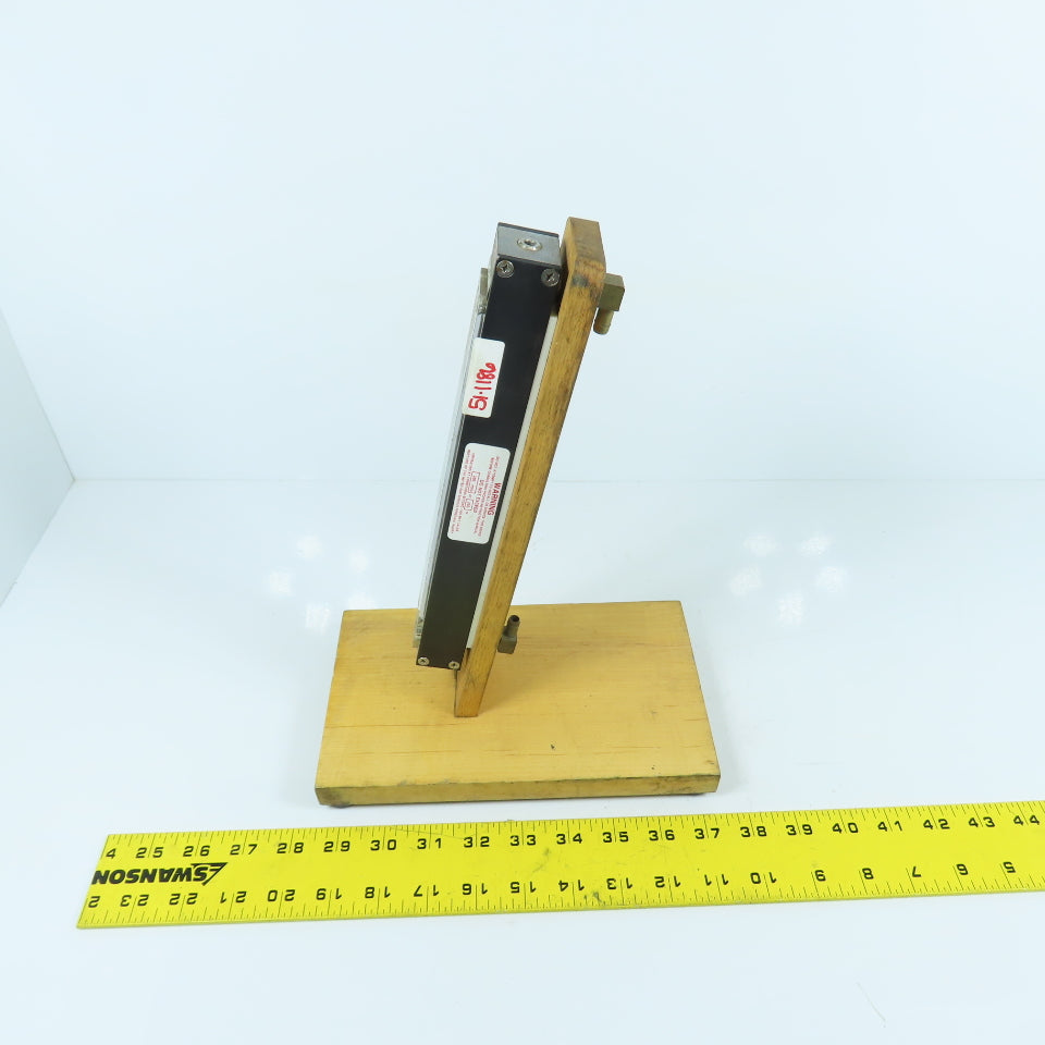 Brooks 1355EHA7BDA1A Sho-Rate Flow Rate Gauge With Wooden Stand